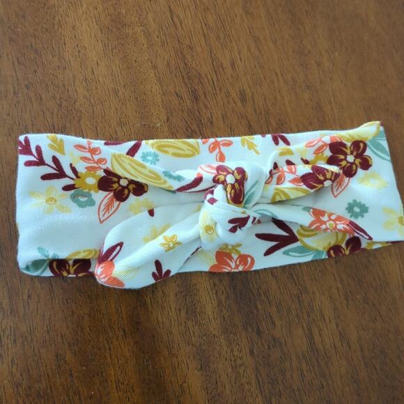 Baby gilr 100% cotton footsie with headband 3-6M NNT - Picture 4 of 4